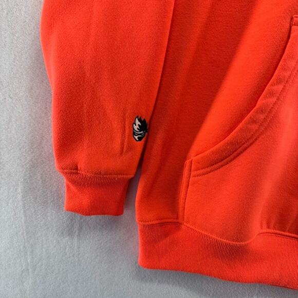 Ninja Sweatshirt Men's Medium Neon Pink Hoodie Embroidered Spellout Gaming Merch - Picture 3 of 11